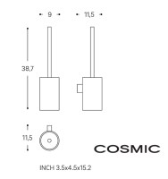 MEDIDAS ESCOBILLERO A PARED EXTREME COSMIC